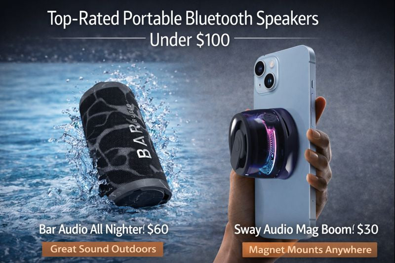 Top-Rated Portable Bluetooth Speakers Under $100