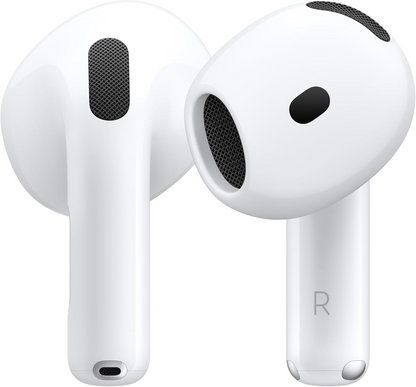 Apple AirPods 4 true wireless earbuds with USB-C charging case