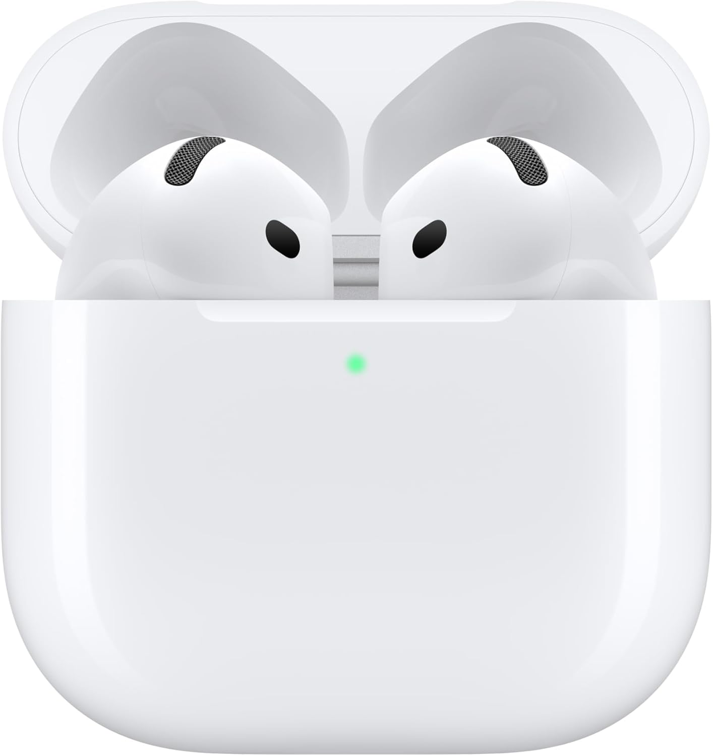 Apple AirPods 4 true wireless earbuds with USB-C charging case