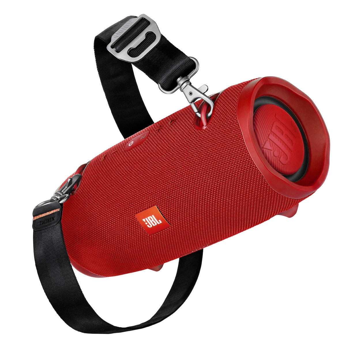JBL Xtreme 2 portable waterproof Bluetooth speaker in red with strap