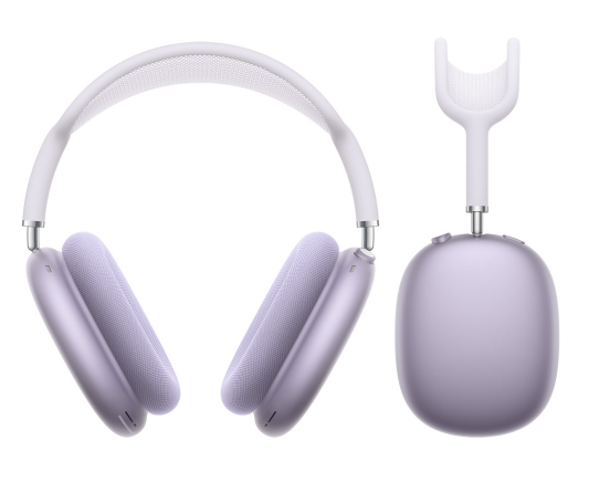 Apple AirPods Max wireless over-ear headphones in Purple