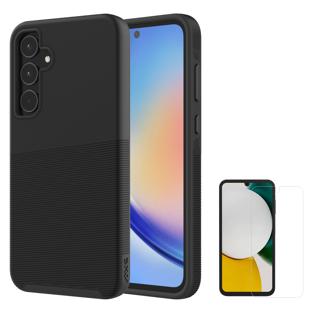 AXS PROTech Plus Case and ARMORGlass Screen Protector for Samsung SGA355G