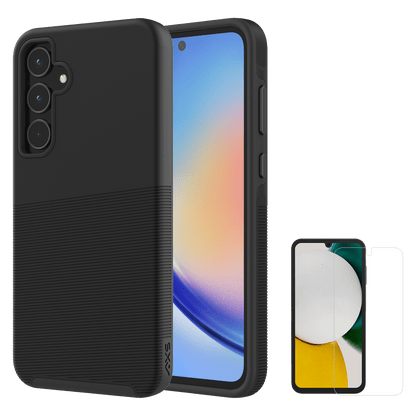 AXS PROTech Plus Case and ARMORGlass Screen Protector for Samsung Galaxy A35 5G by Axessorize