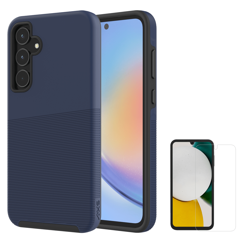 AXS PROTech Plus Case and ARMORGlass Screen Protector for Samsung Galaxy A35 5G