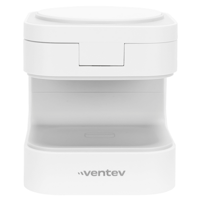 Ventev Qi2 15W 2-in-1 Wireless Charging Cube front view