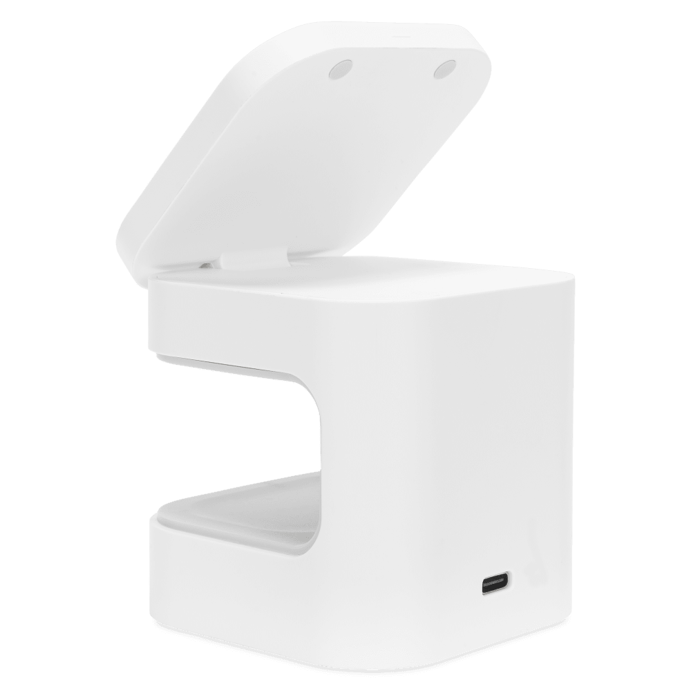 Ventev Qi2 15W 2-in-1 Wireless Charging Cube back