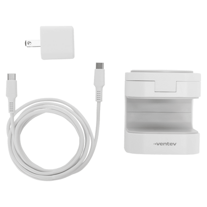 Ventev Qi2 15W 2-in-1 Wireless Charging Cube what comes in the box
