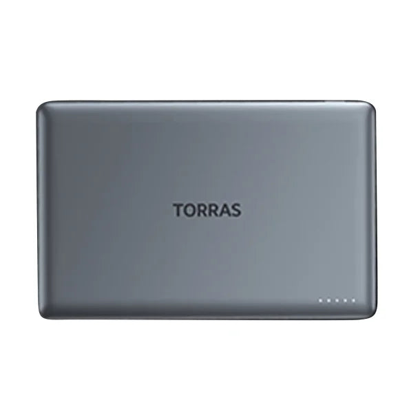 TORRAS MiniMag 5,000mAh magnetic MagSafe wireless power bank in Titanium Gray – front view